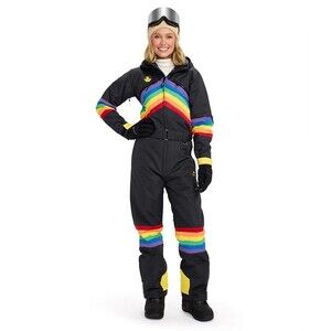 Tipsy Elves Women’s Midnight Shredder Insulated Snow Suit – Size XS – NWT